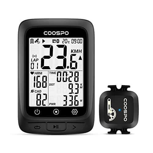 COOSPO BC107 GPS Computer + BK467 Cadence/Speed Sensor