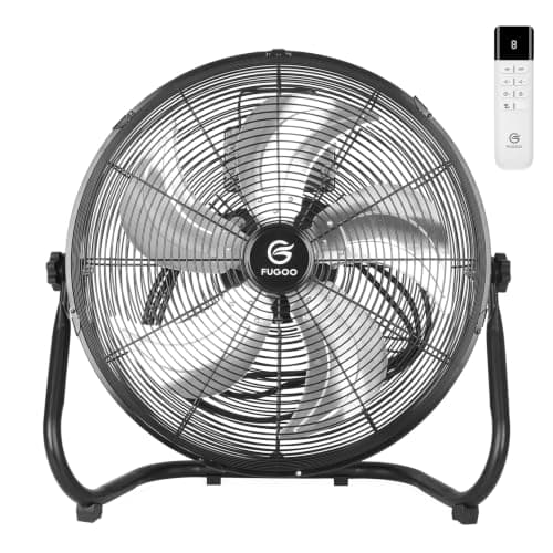 FUGOO 18 in Quiet High Velocity Floor Fan