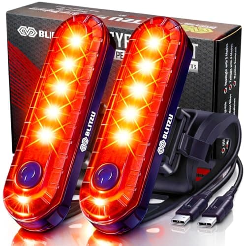 BLITZU Bike Tail Light 2-Pack
